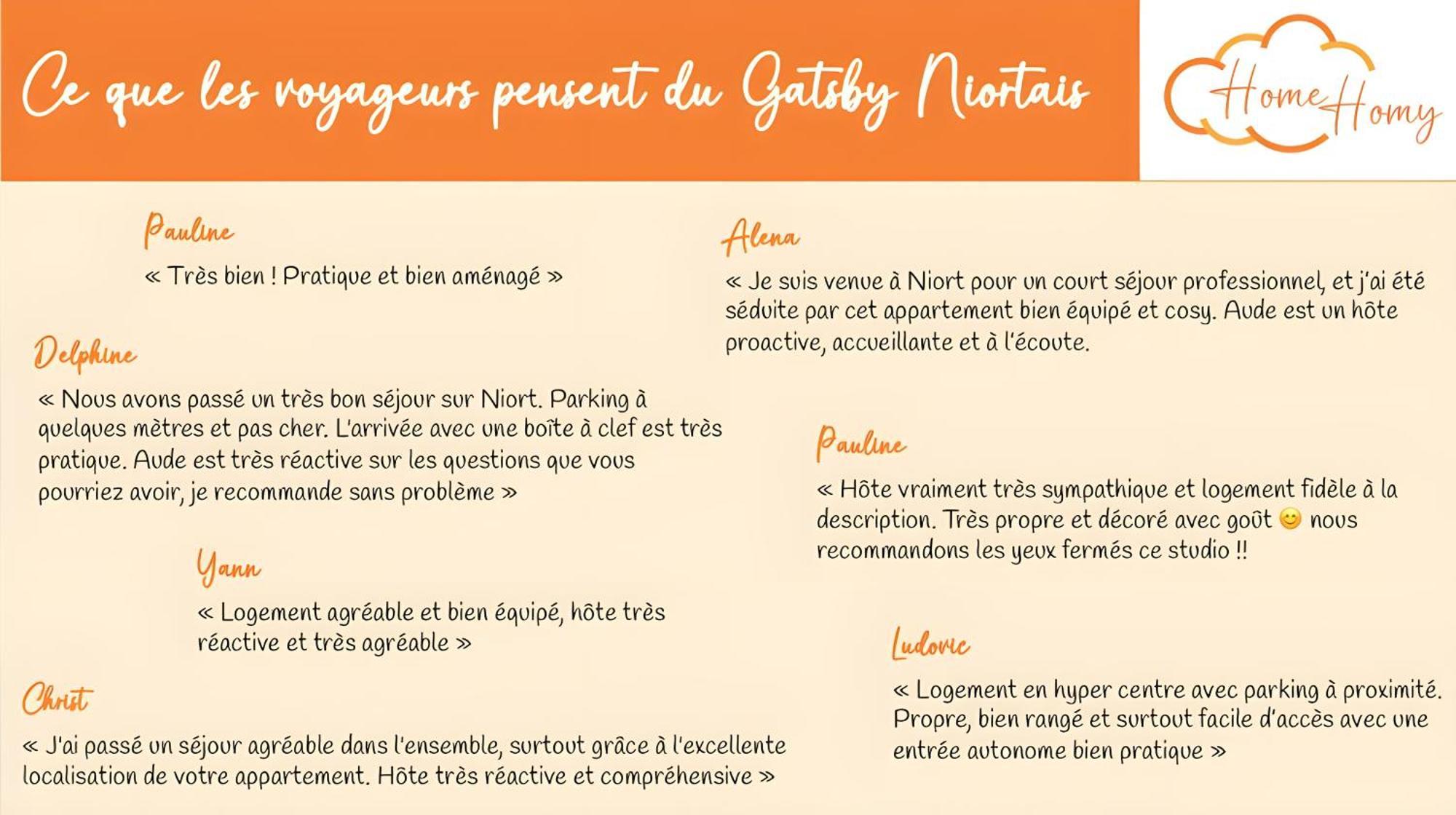 Le Gatsby Niortais - Home Homy מראה חיצוני תמונה